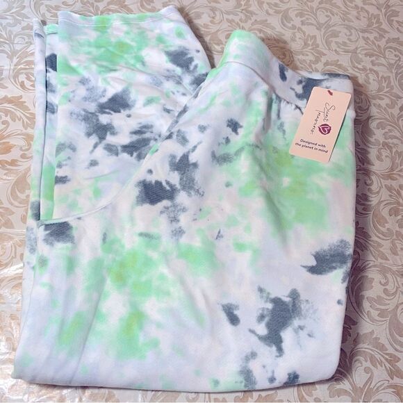 Secret Treasures Cropped Sleep Pants Stretch Waist Pockets Sz Medium 8-10 NWT - Picture 3 of 3